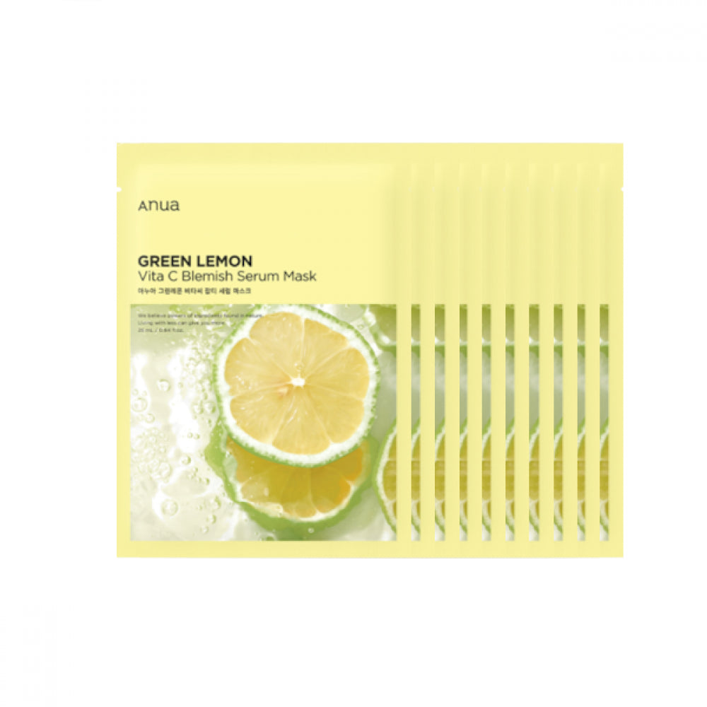 Anua Green Lemon Vita C Blemish Serum Mask 25ml 10pcs product image