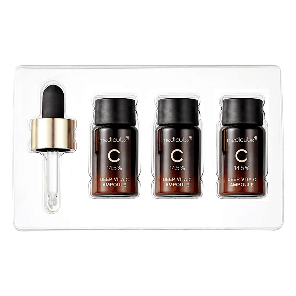 medicube deep vita c ampoule 2 0 30 ml brightening texture refining serum