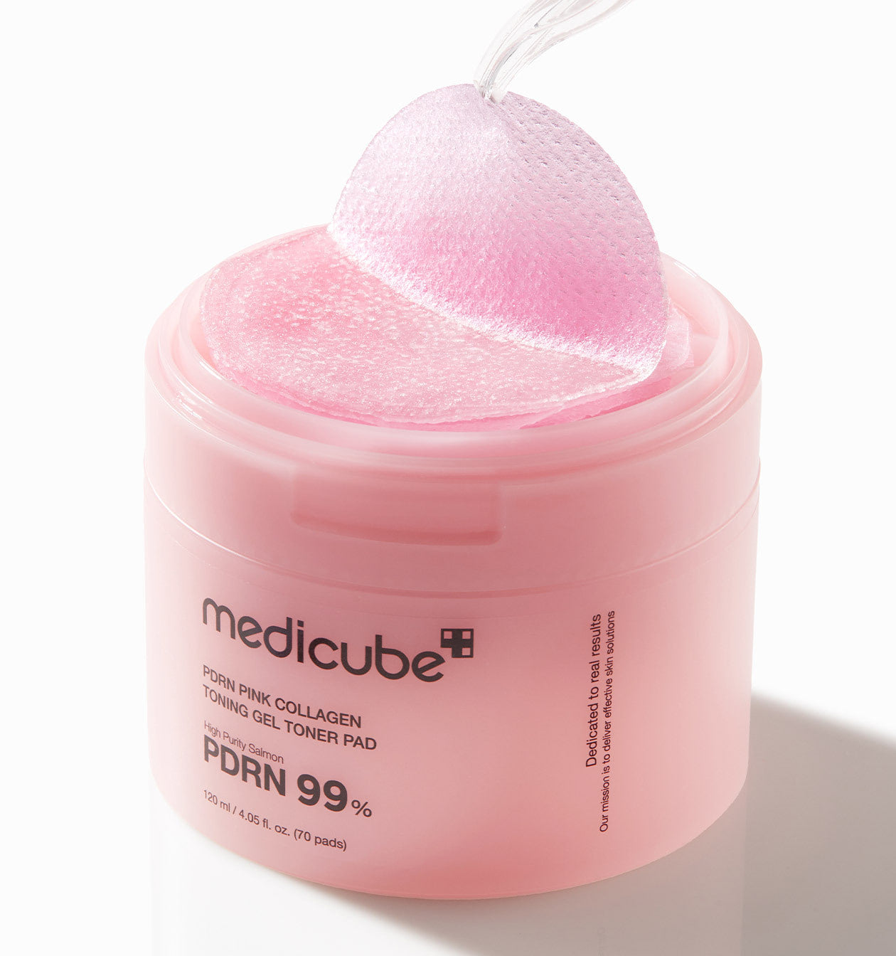 Medicube PDRN Pink Collagen Toning Gel Toner Pad 70 Pads hydrating brightening toner gel pads
