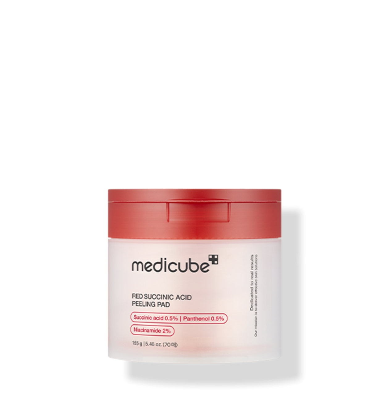 Medicube Red Succinic Acid Peeling Pad 60 Pads clarifying acid exfoliating pads