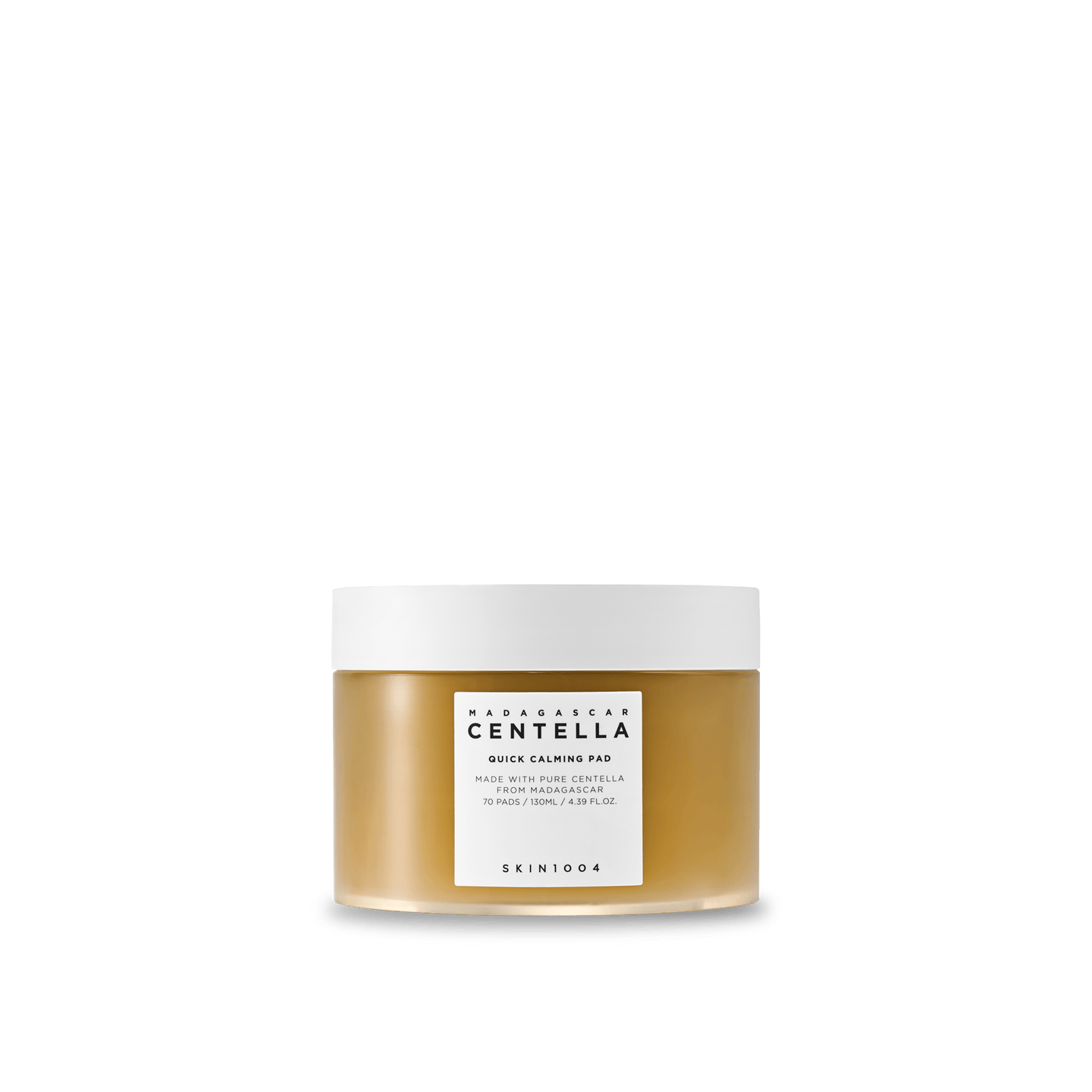 SKIN1004 Madagascar Centella Quick Calming Pad – 70 pre-soaked toner pads in a sleek container