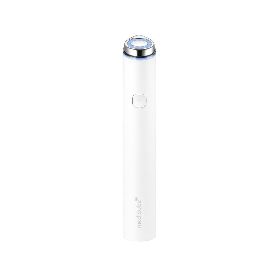Medicube Age‑R Booster Pro Mini white device with LED light top and USB‑C port