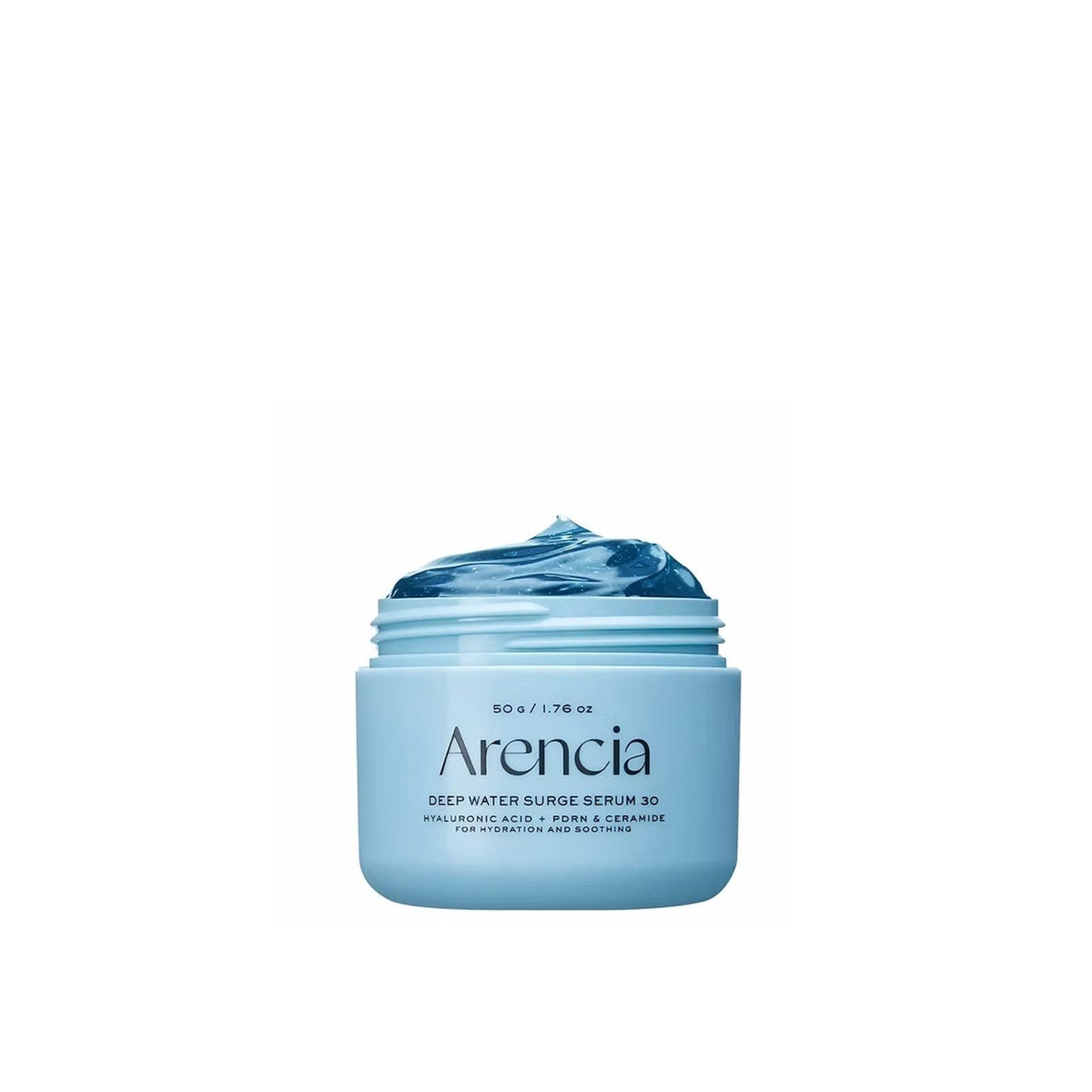arencia deep water surge serum 30 50g hydrating gel serum with deep hydra complex and hyaluronic acid for plump healthy-looking skin