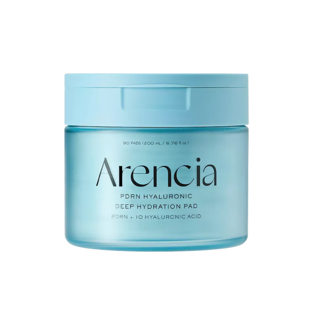 arencia pdrn hyaluronic deep hydration pads 90pads 200ml intensive hydrating toner pads for daily moisture care