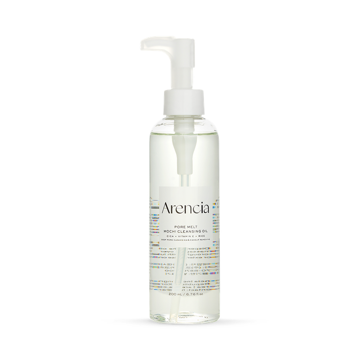 arencia pore melt mochi cleansing oil 200ml lightweight cleansing oil for makeup removal and pore care