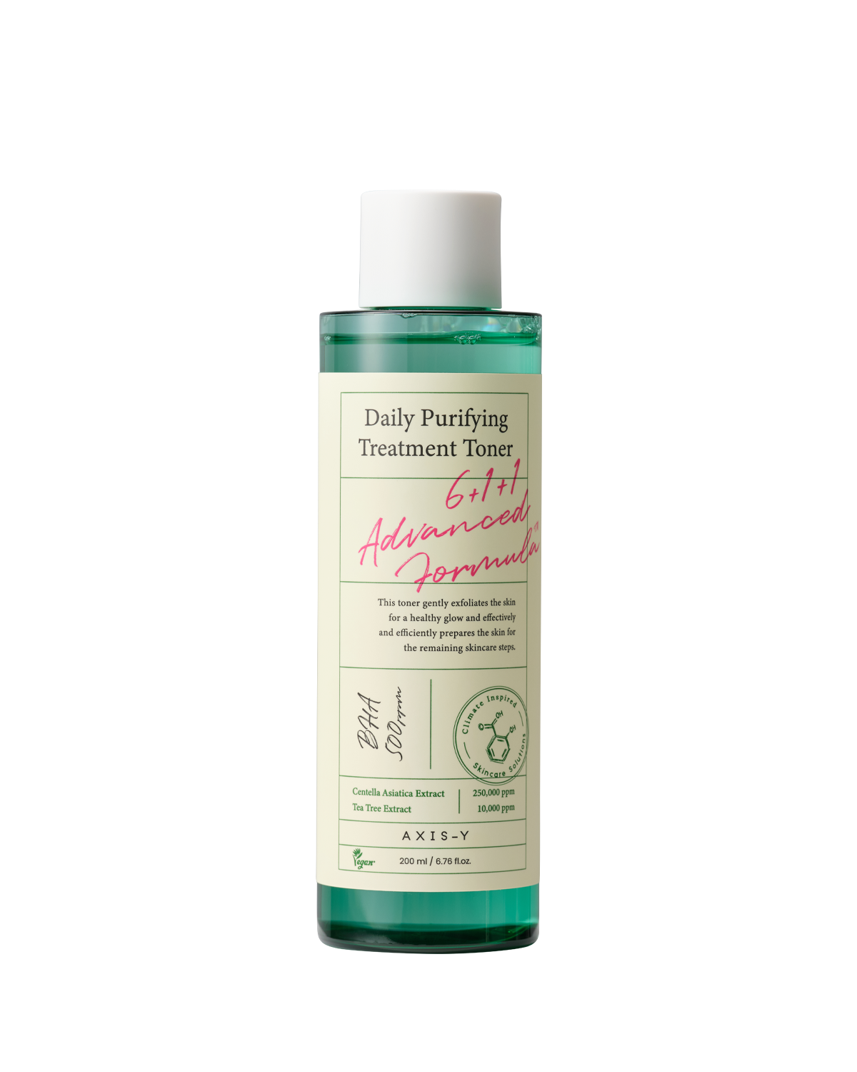 AXIS-Y Daily Purifying Treatment Toner 200ml in white and green packaging