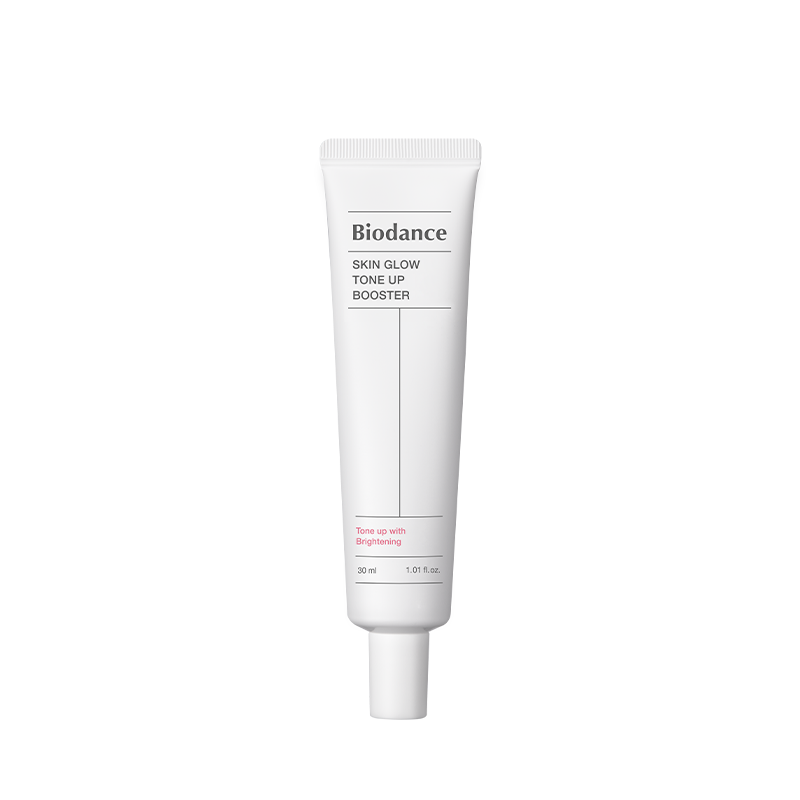 Biodance Skin Glow Tone Up Booster 30ml tube in soft pink packaging