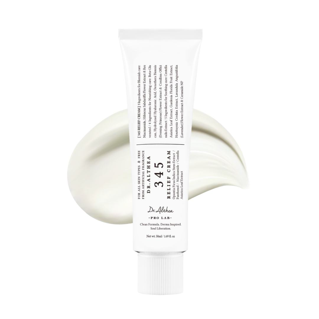 Dr Althea 345 Relief Cream 50 ml tube with light gel-cream texture