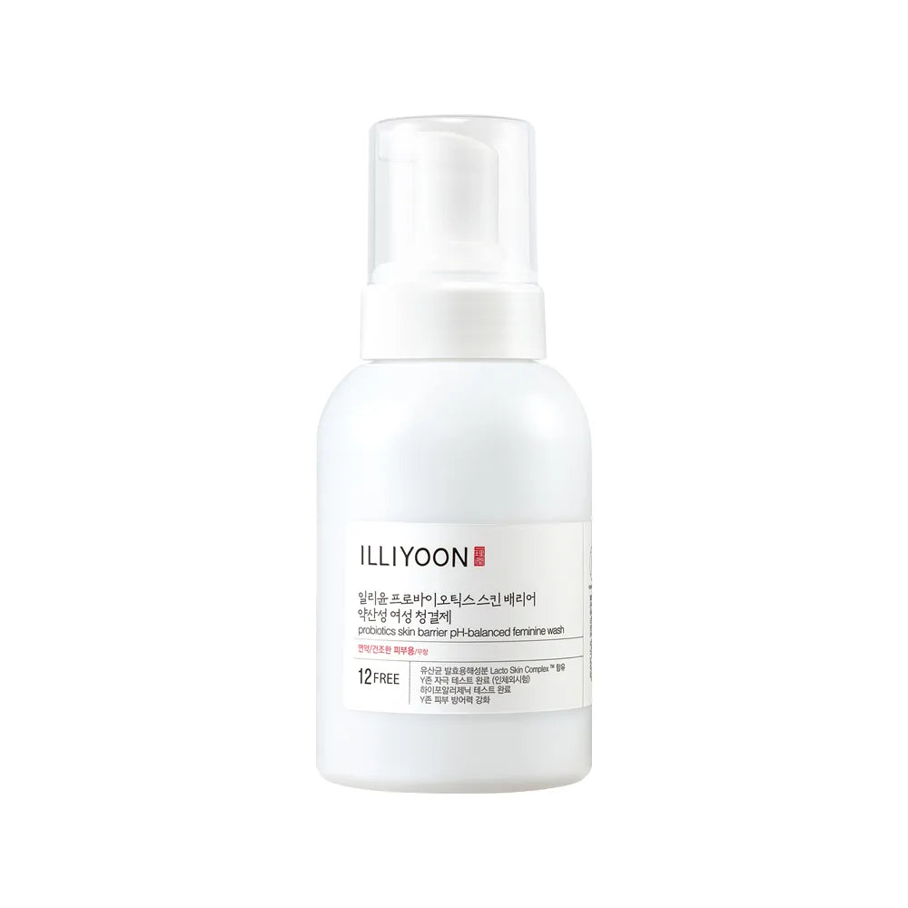 Illiyoon Probiotics Skin Barrier pH balanced Feminine Wash 300ml gentle daily feminine cleanser