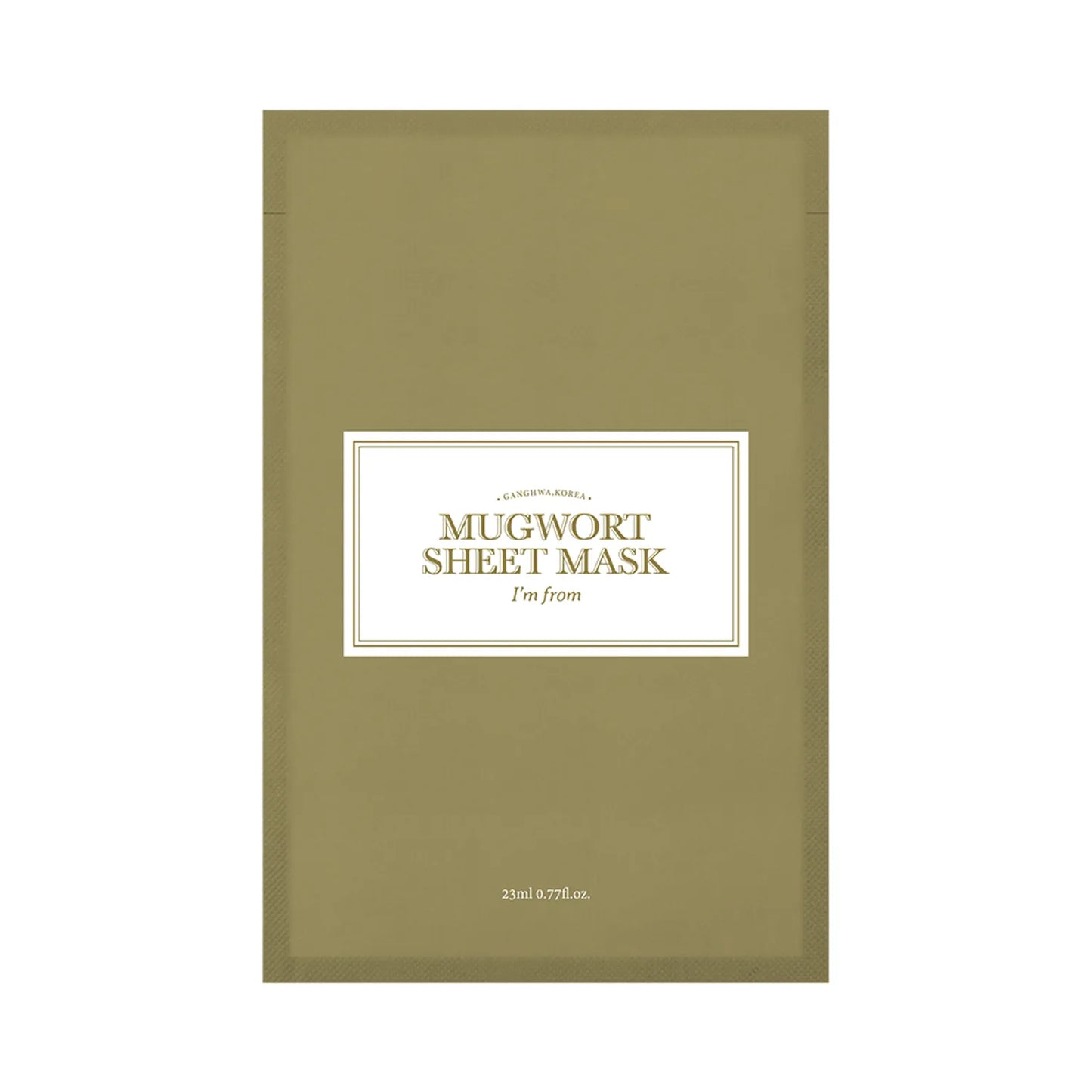 Im from Mugwort Sheet Mask soothing hydrating mugwort essence mask