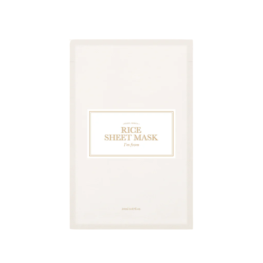 Im from Rice Sheet Mask 20ml hydrating brightening sheet mask with rice extract
