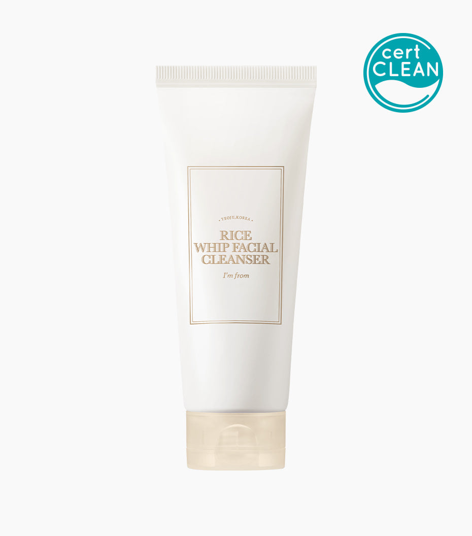 Im from Rice Whip Facial Cleanser 150ml gentle hydrating foam cleanser