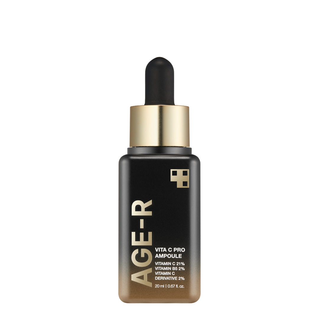 Medicube Age‑R Vita C Pro Ampoule 20 ml dropper bottle of brightening vitamin C serum