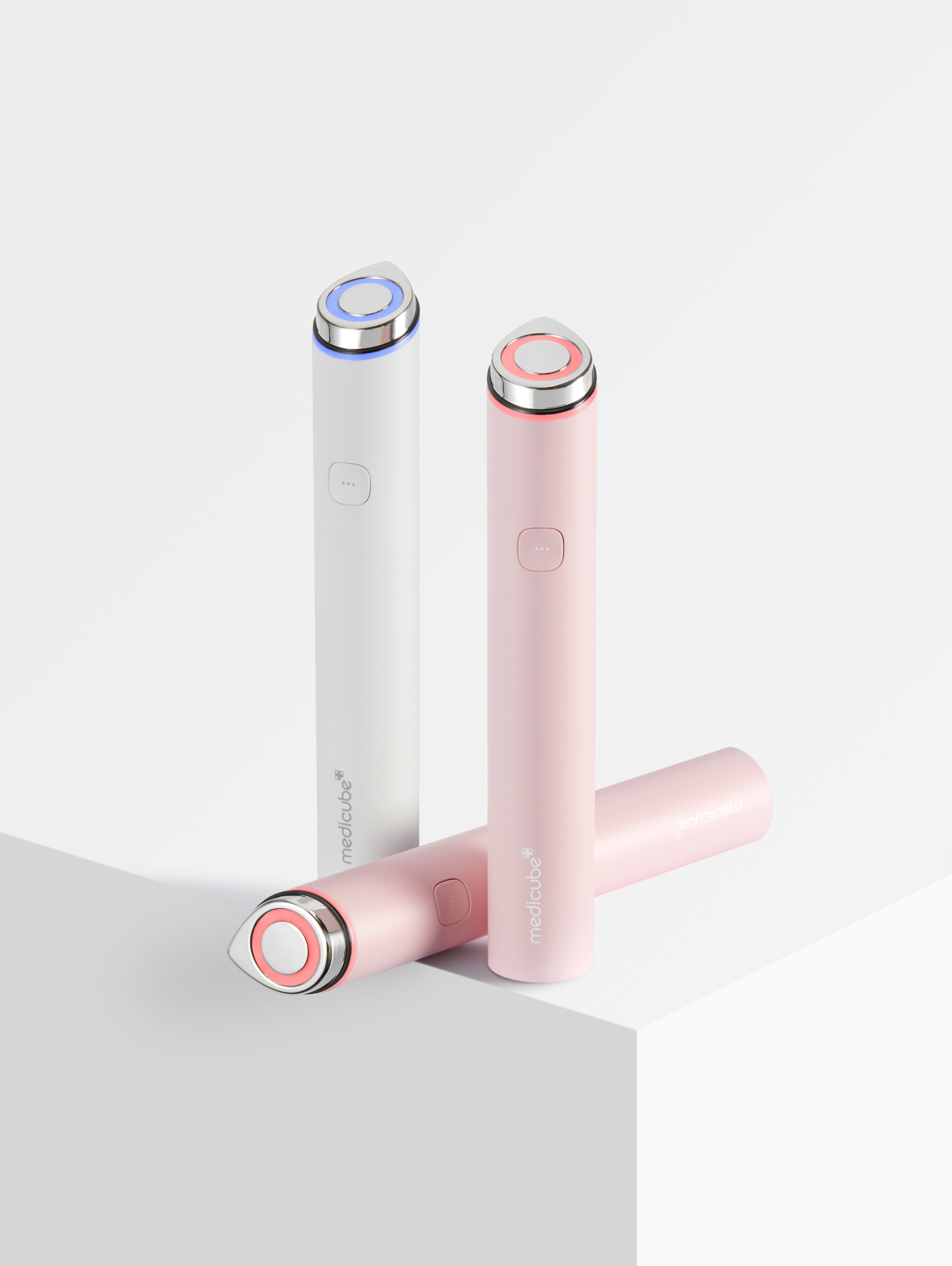 Medicube Age‑R Booster Pro Mini white device with LED light top and USB‑C port