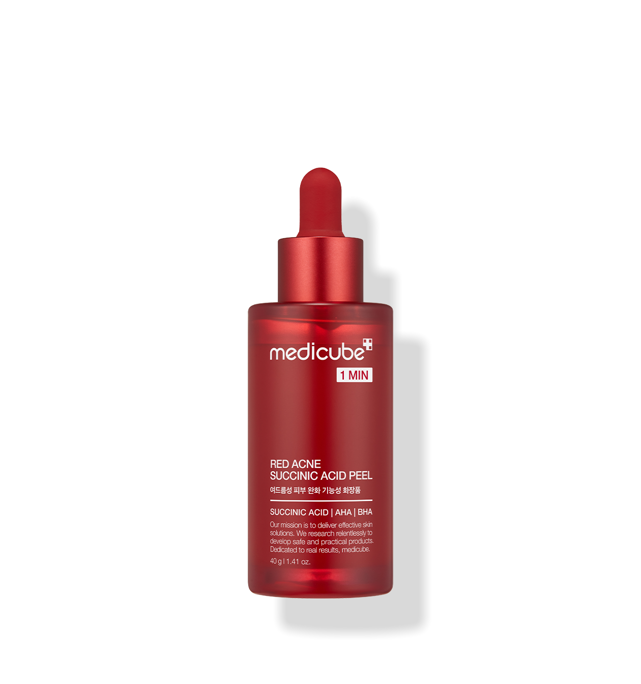 Medicube Red Succinic Acid Peel 40 g 1-minute acne clarifying wash-off serum