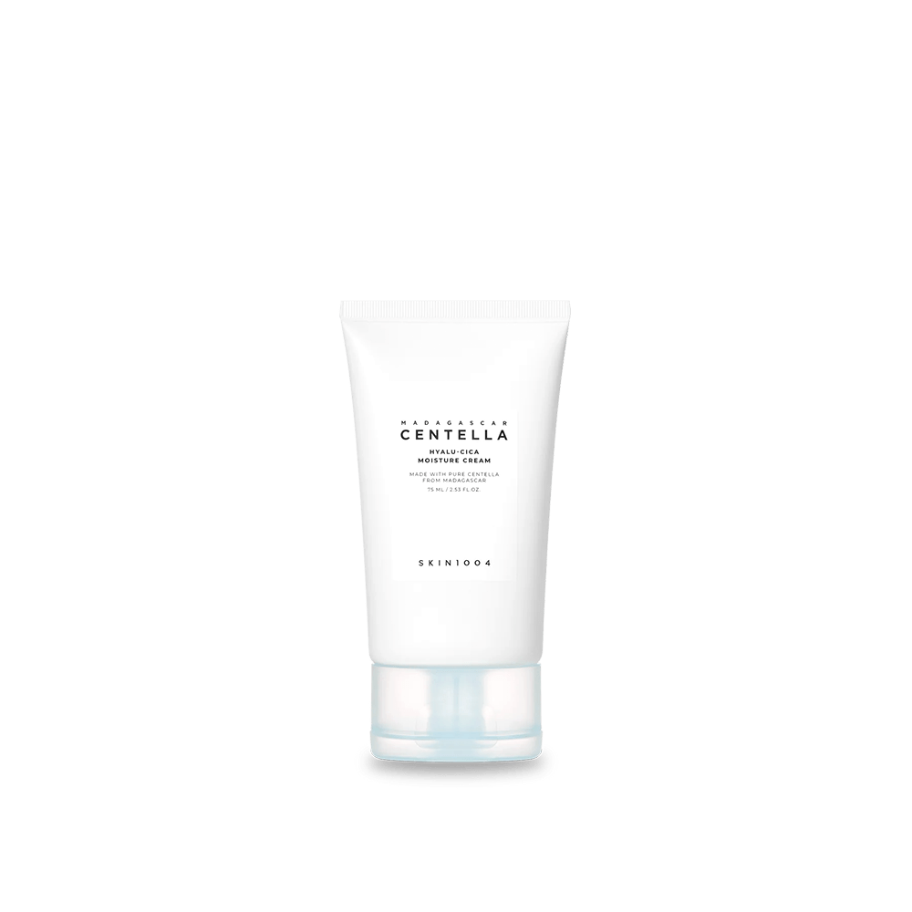 SKIN1004 Madagascar Centella Hyalu-Cica Moisture Cream 75ml in sleek white and green packaging