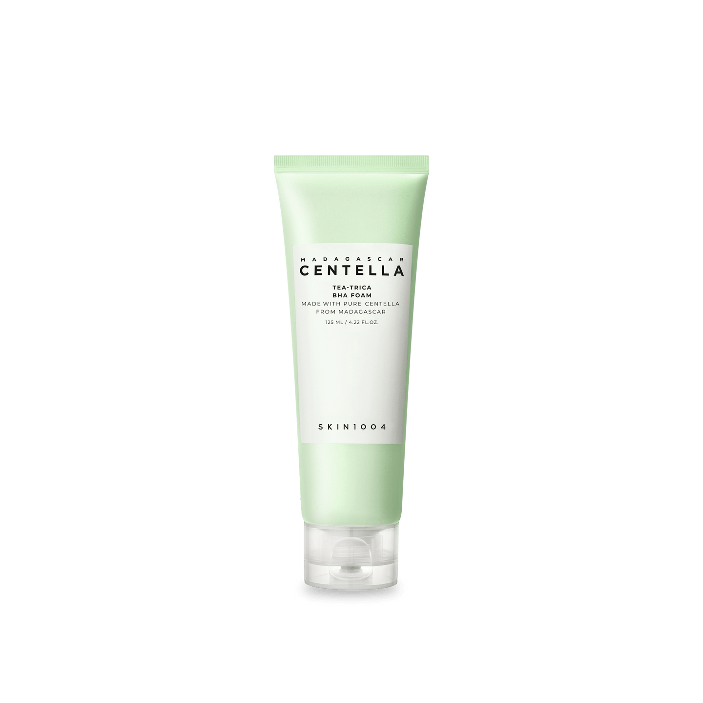 SKIN1004 Madagascar Centella Tea-Trica BHA Foam 125ml in minimalist packaging