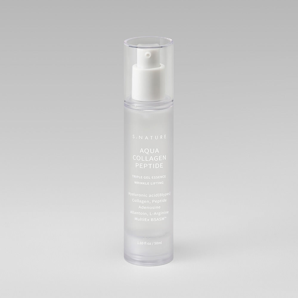 S NATURE Aqua Collagen Peptide Triple Gel Essence 50ml hydrating collagen peptide gel essence