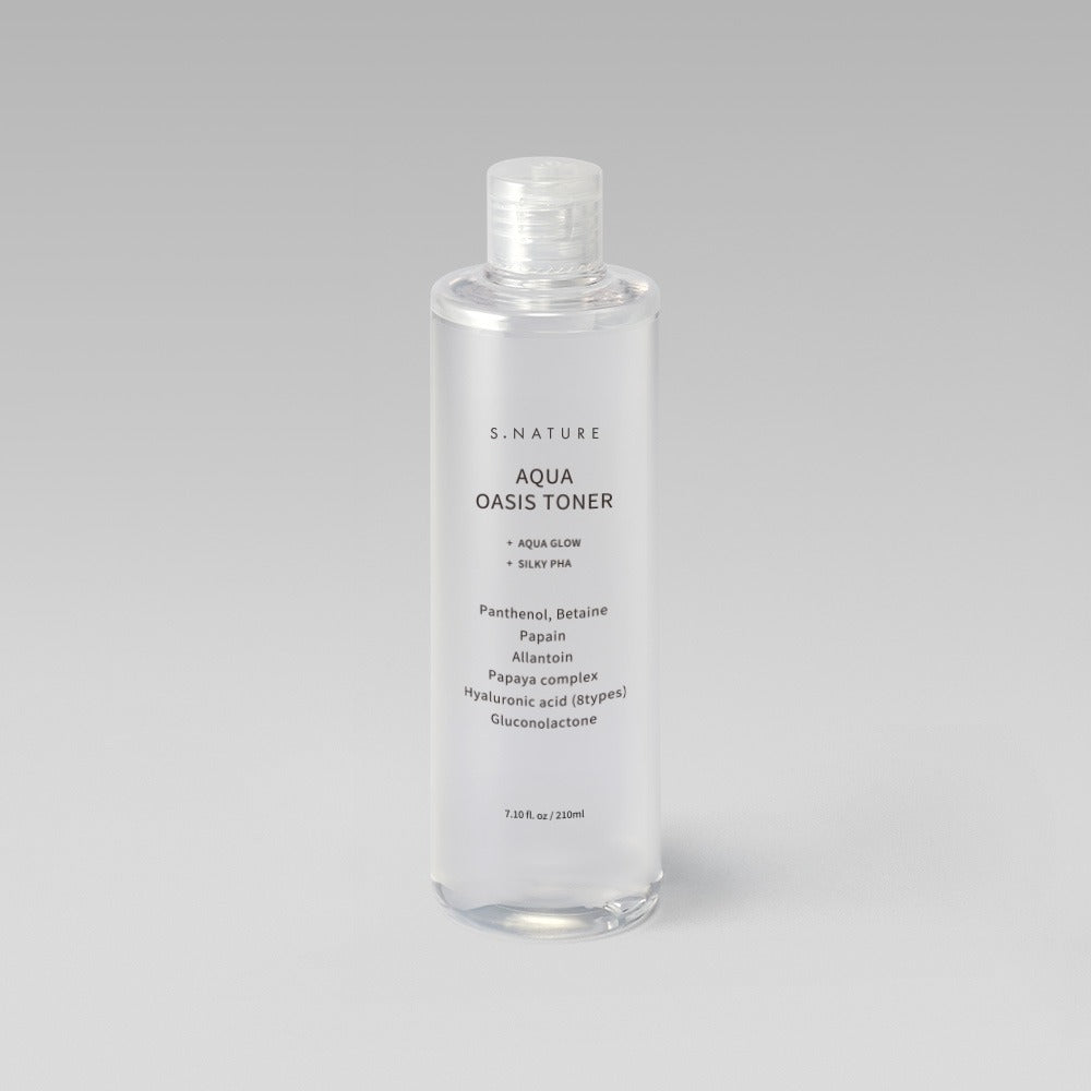 S NATURE Aqua Oasis Toner 210ml hydrating soothing toner for daily 