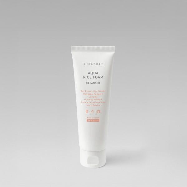 S NATURE Aqua Rice Foam Cleanser gentle rice foam cleanser 80ml