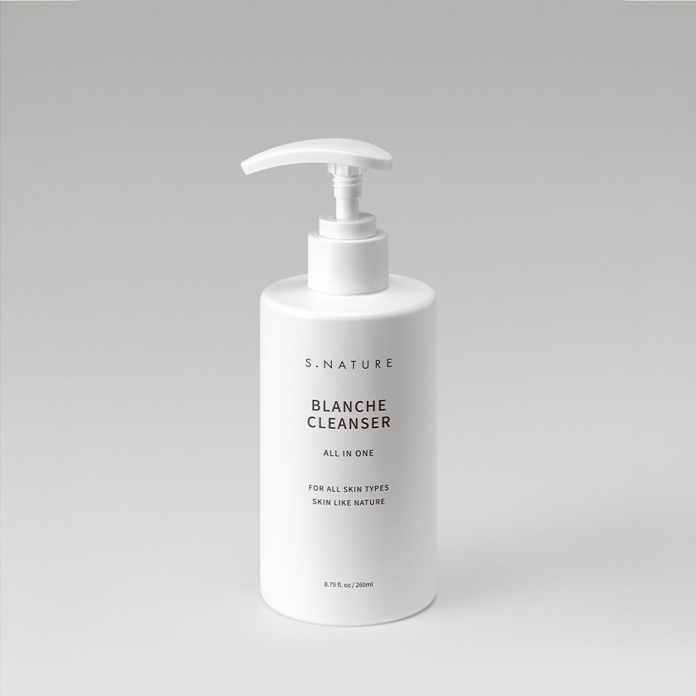 S NATURE Blanche Cleanser 260ml gentle hydrating cleanser for all skin types