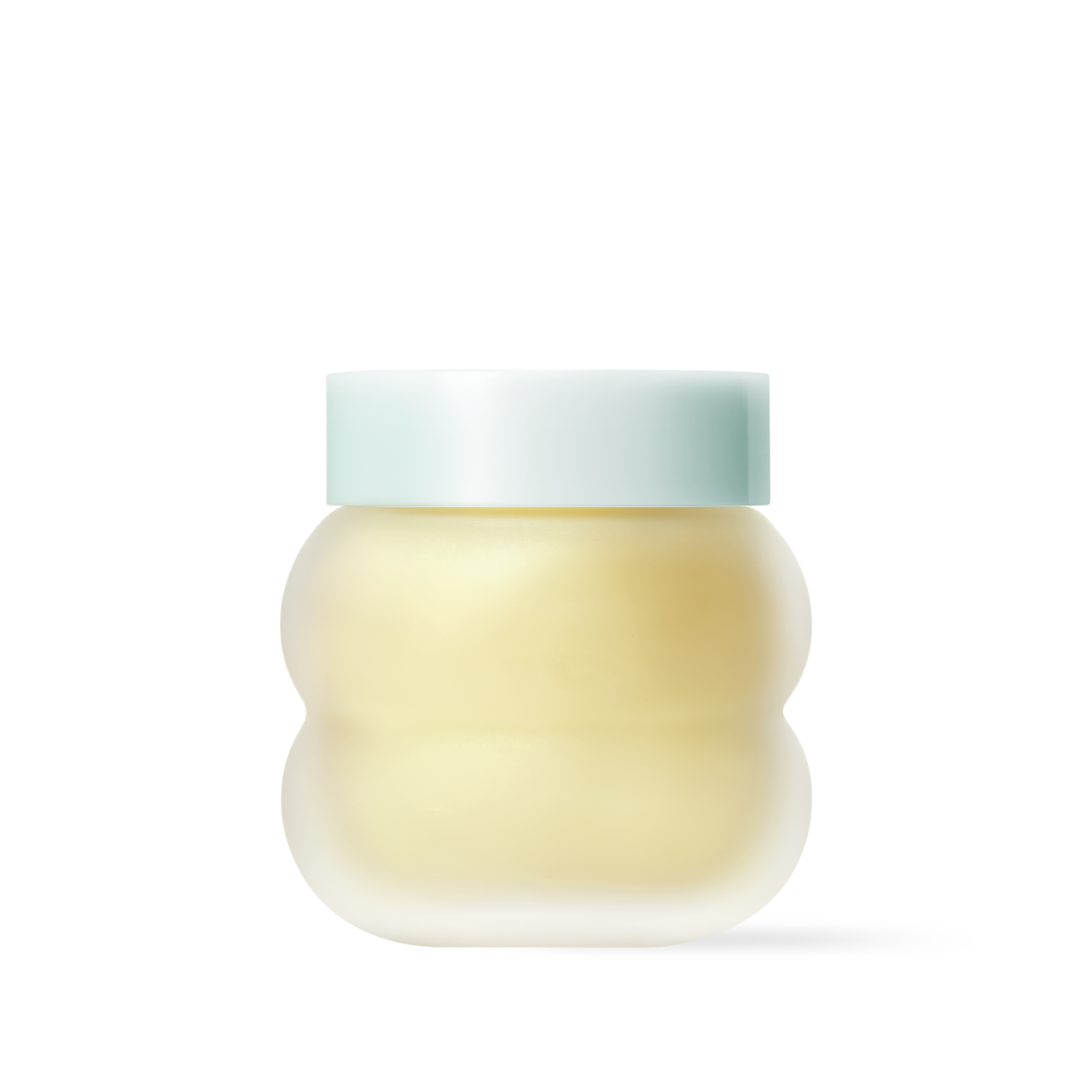 TOCOBO Lemon Sugar Scrub Lip Mask 20 mL jar and texture showing sugar crystals and balm for smoothing flaky lips