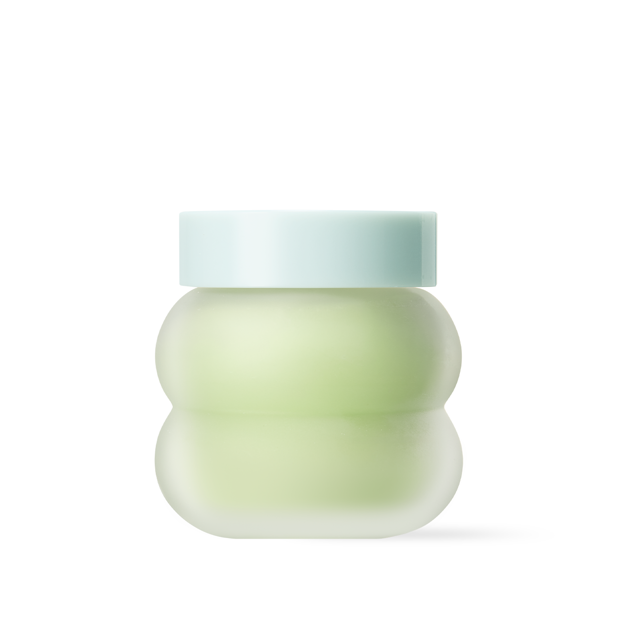 Mint-colored Tocobo lip mask jar with hydrating balm texture designed for overnight cooling care and barrier repair