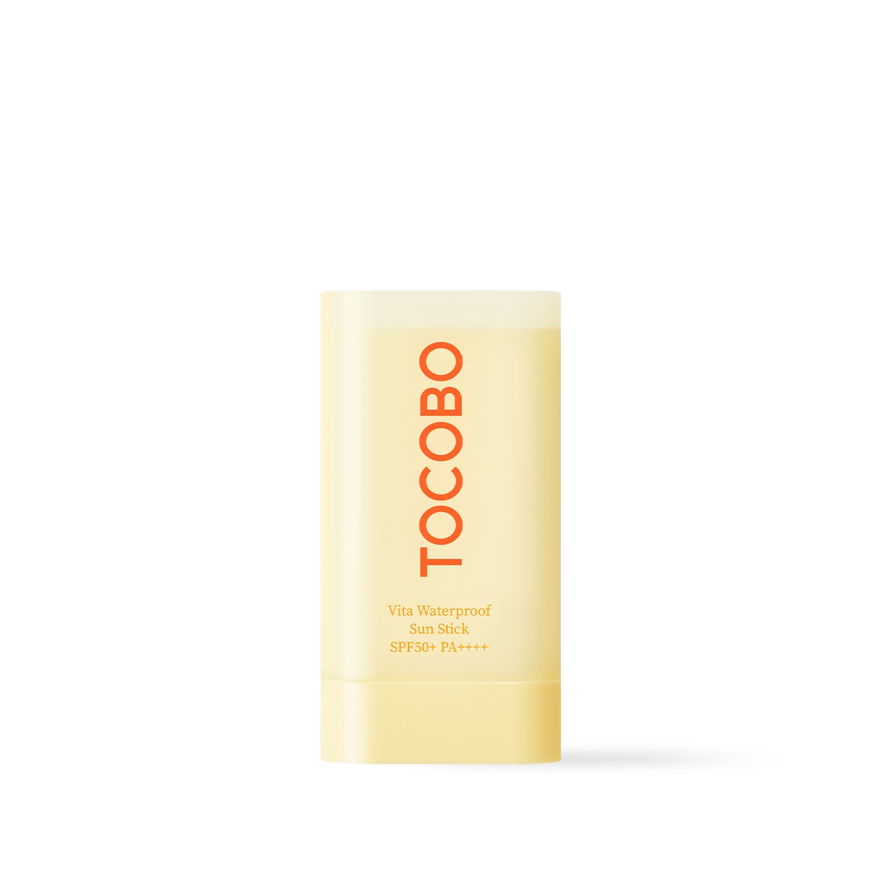 TOCOBO Vita Waterproof Sun Stick 18 g in stick format showing solid balm and SPF50+ label for outdoor use