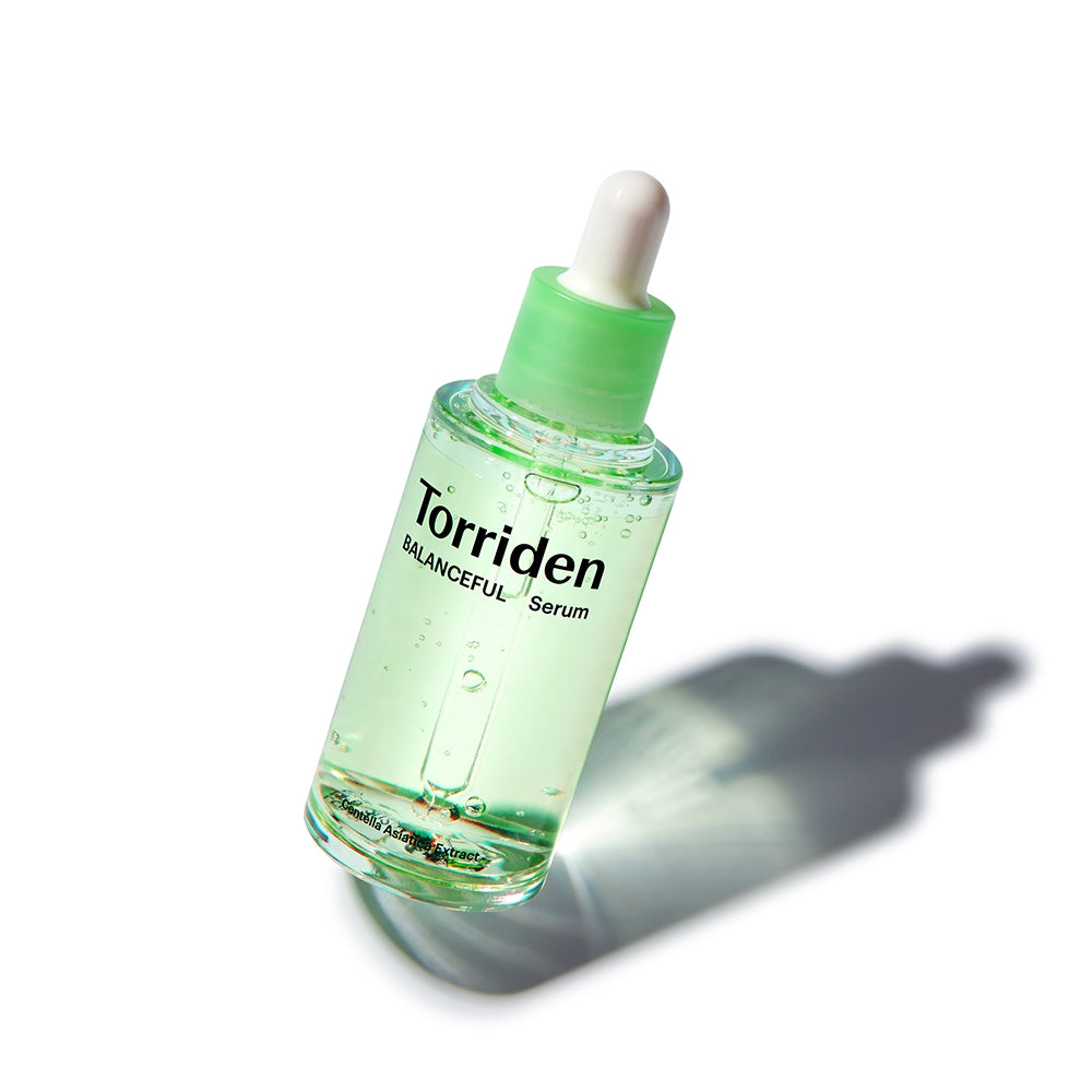 Torriden Balanceful Cica Serum 50 ml in glass dropper bottle with green label