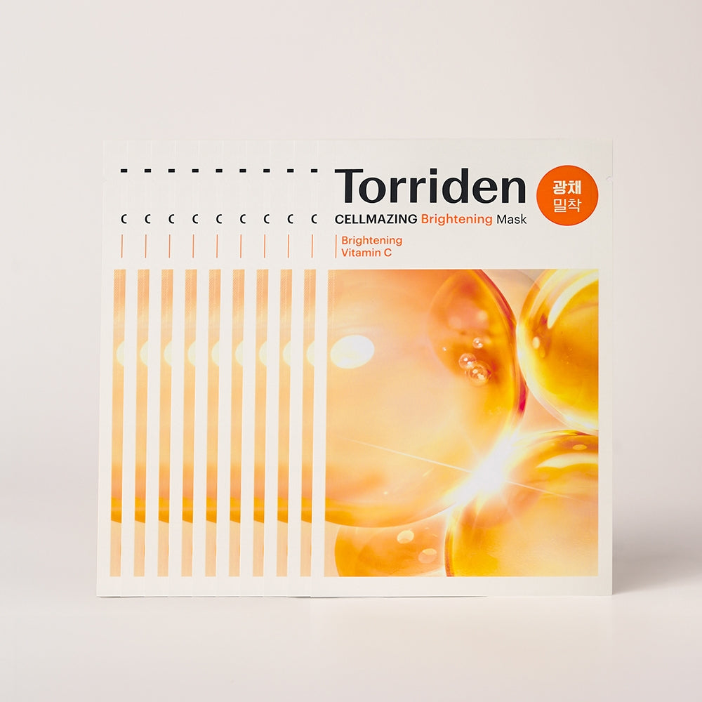 Torriden Cellmazing Vita C Brightening Mask radiance boosting sheet mask with vitamin C and niacinamide